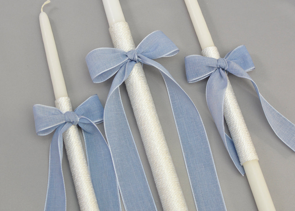 Emmanuel Baptism Candles | 17" & 21"