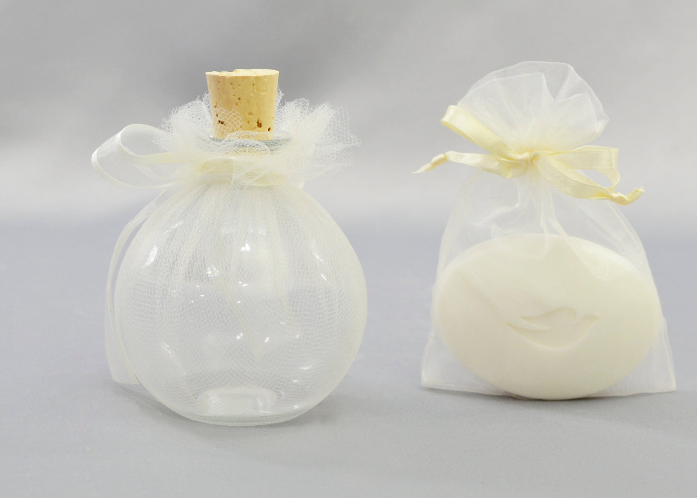 Catia Oil Bottle & Soap | Ivory