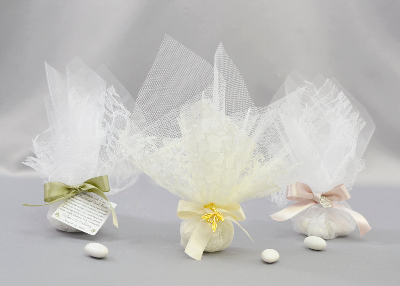 Traditional Tulle Wrapped Koufeta Wedding Favor