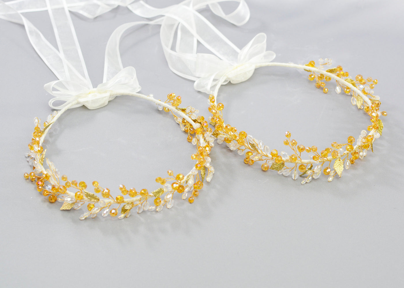 Enchanted Love Wedding Crowns | Gold