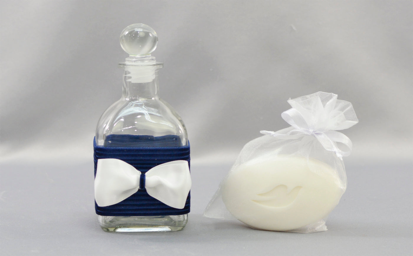 Velvet Wrapped Oil Bottle & Soap