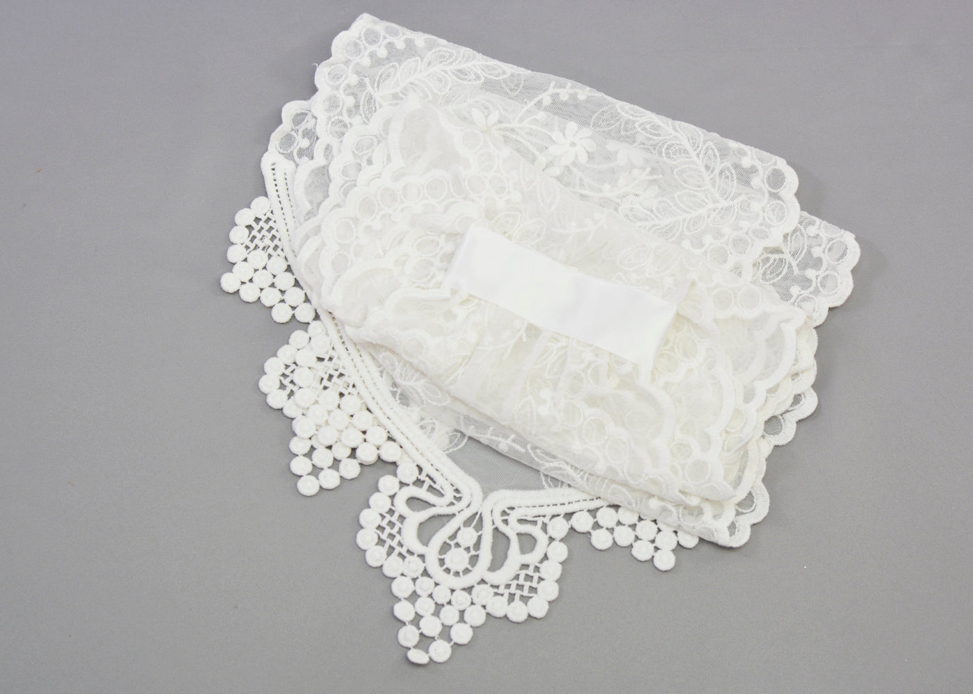 Embroidered Lace Trimmed Serbian Peskir