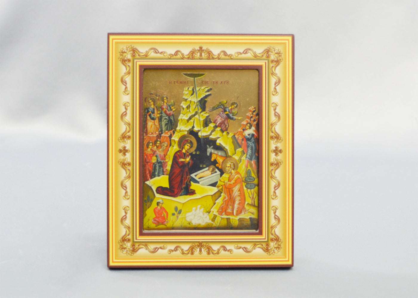 Embossed Frame Nativity Icon