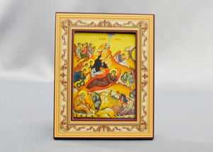 Embossed Frame Nativity Icon