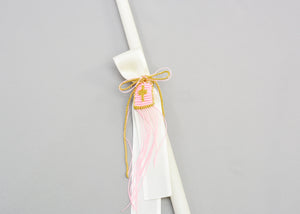 Macramé Cross Bead Easter Candles