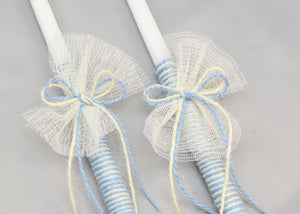 Christopher Baptism Candles | 17" & 24"