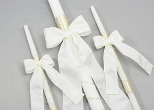 ANDREW-Orthodox Baptism candles for boys-lambades-Christening-burlap lambades-ivory navy blue store lambathes-Λαμπάδες Βάφτισης